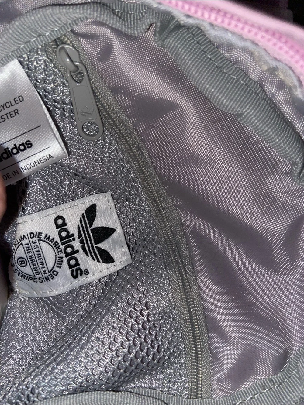 Pink mini crossbody backpack